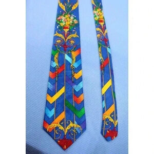 Rush Limbaugh Men's Tie-No Boundaries-Floral-Silk-USA